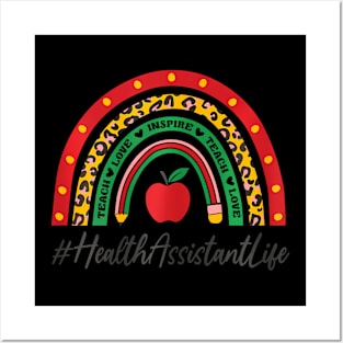 Health Assistant Rainbow Appreciation Day Back To School Posters and Art